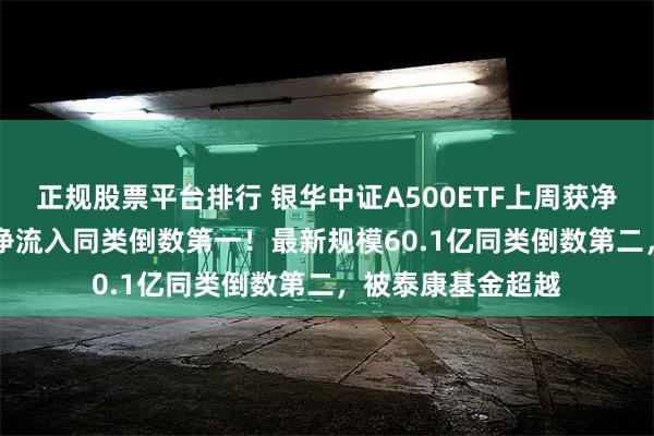 正规股票平台排行 银华中证A500ETF上周获净申购2.12亿元，净流入同类倒数第一！最新规模60.1亿同类倒数第二，被泰康基金超越