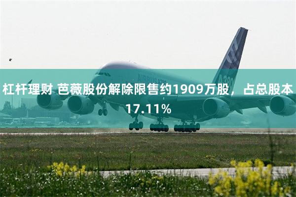 杠杆理财 芭薇股份解除限售约1909万股，占总股本17.11%