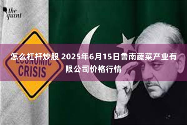 怎么杠杆炒股 2025年6月15日鲁南蔬菜产业有限公司价格行情